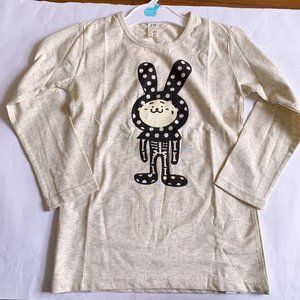 Girls' sleeve T-shirt